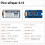 2,13 Inch EPaper-Display voor Raspberry Pi , E-Ink, Wit/Zwart, 250x122 Pixels, SPI-Communicatie-Interface 1