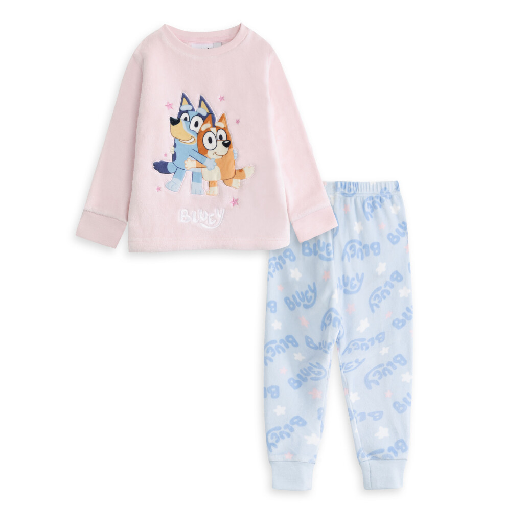 Bluey (5-6 Years) Long Sleeve Long Leg Pyjama Set (Girls Pink)