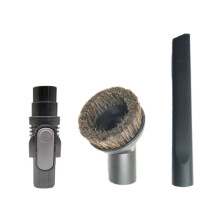 Adaptateur 2-en-1 32 mm/35 mm pour Aspirateur pour IX141, IX142, IZ363HT, IZ361H et IZ483H , Outil pour les Fentes , Brosse en Crin de Cheval B