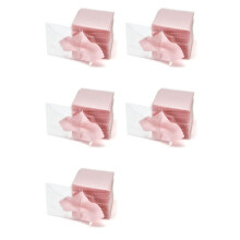 500 Stück Schmuck-Reinigungstücher, Professionelle Poliertücher, Einzeln Verpackt, Rosa-Silbernes Poliertuch, 8 X 8 cm
