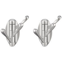 Angle Simple Bathroom Towel Hook, Metal Foldable Swivel Hook, Robe Coat Hanger for Wall, Brushed Nickel