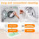 8pcs Reusable Mop Replacement Pads for  Sweeper Wet Mops Microfiber Mop Replacement Pads 6
