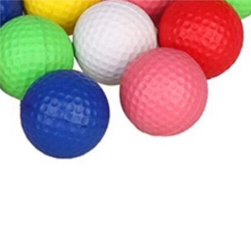 50 Pack Practice  Balls 42mm Soft PU Realistic Feel Limited Flight White 2