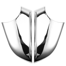 L+R Side Rear View Mirror Chrome Cover Lower Holder 2177.3005 2177.3006 for Model X 2016-2021