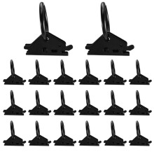 20 Stuks E-Track O-Ringen, Bevestigingsankers en E-Track Accessoires voor Aanhangwagens en Vrachtwagens voor Het Bevestigen van Goederen in Opleggers