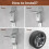 Wall Mount Spare Tire Carriers Kit for Trailers and Enclosed Trailers 2