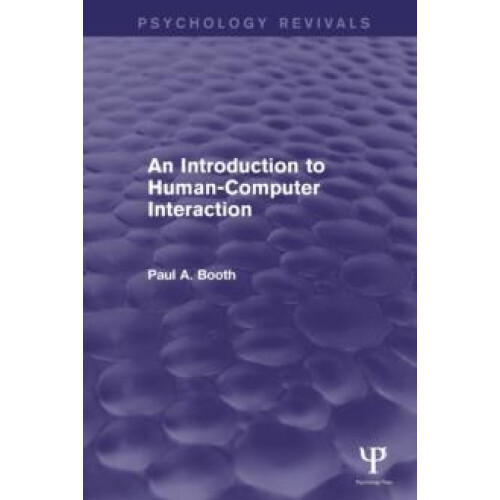 An Introduction to HumanComputer Interaction by Paul Booth Paperback B