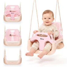 Balançoire evolutiva infantil 3 em 1 - HyperMotion - 3 em 1 - A partir de 6 meses - Cesto com encosto alto