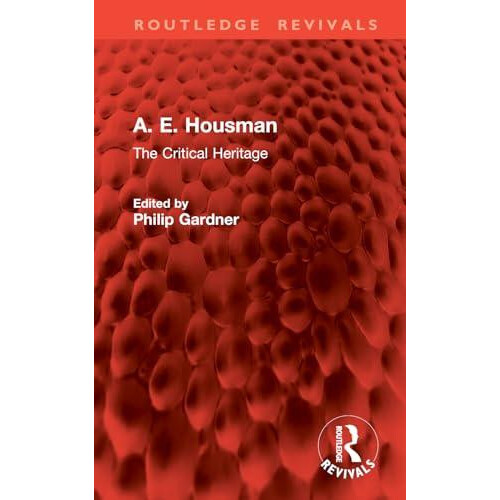 A. E. Housman Hardcover Book