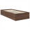 VidaXL vidaXL Bed Frame with Headboard Brown Oak 75 x 190 cm Engineered Wood 4