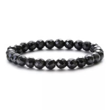 Braccialetto elastico terapeutico con perline di ematite RSAMD, braccialetti anti-ansia per uomo e donna - Stile 2