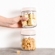 Tarro de vidrio sellado, tarro de almacenamiento para aperitivos, nido de pájaro, café, conserva de alimentos, juego de utensilios para hornear y