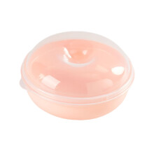 Caja Begine Fresh-Keeping Box, recipiente portátil para pan de desayuno, color rosa, reutilizable, apto para microondas y lavavajillas, mantiene