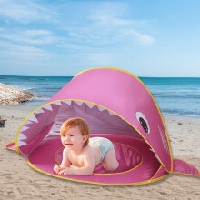 Tente de plage rose pour bébé Hoarboeg, piscine intérieure, tente de plage pour nourrisson