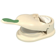 Ckepdyeh Dumpling Maker Machine Dumpling Mold Maker Persvorm voor Dumplingdeeg, Gereedschap voor het maken van dumplings, Beige