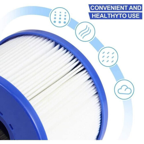 Filter – Wave Spa – Standard-Filterkartusche – 6er-Pack – Kompatibel mit verschiedenen Modellen 1