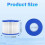 Poolfilter – Bestway – 58323 – 6er-Pack – Typ VI – Kompatibel mit Lay-Z-Spa 2