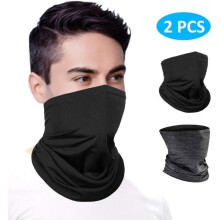 Sports Face Mask - Neck Gaiter - UV Protection - Dustproof - 2 PCS