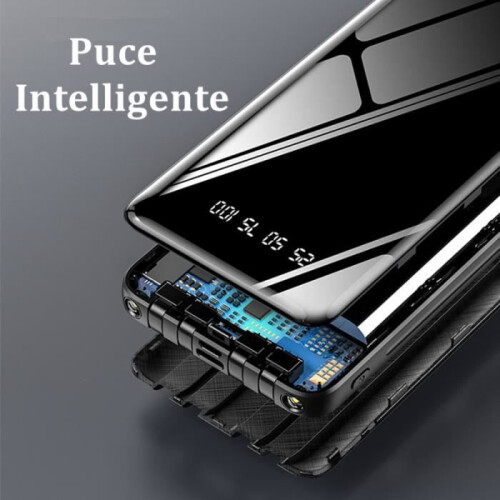 Φορητή εξωτερική μπαταρία LCD με οθόνη Weuiortn 23800mAh και 4 γραμμές δεδομένων, κατά 2