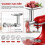 Εξάρτημα μύλου για μίξερ KitchenAid, 3 σωλήνες και θήκες για γέμιση λουκάνικων, 4 δ 2