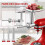Εξάρτημα μύλου για μίξερ KitchenAid, 3 σωλήνες και θήκες για γέμιση λουκάνικων, 4 δ 3