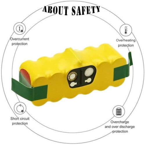 Μπαταρία Morpilot 3500mAh Ni-MH για ηλεκτρικές σκούπες iRobot Roomba, συμβατή με τις σειρές iRob 1