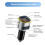 Πομπός FM Bluetooth, Πομπός FM Hands-Free QC3.0 FM, Κιτ Bluetooth, Φορτιστής Ραδιοφώνου Αυτοκινή 4