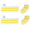 Fabric Pads - PZCC - Karcher EasyFix SC2 SC3 SC4 SC5 - Microfiber - Yellow - Mixed 1