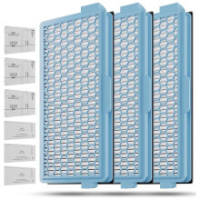 3 HEPA Filters for Miele Vacuum Cleaner Compact Part C1-C2 Complete C2-C3 S8340 + 3 Air Purification Filters + 3 Motor Filters