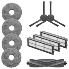 For Dreame Dreamebot L10S Pro Accessory Kit - Main Brush, Side Brush, HEPA Filters, Mop Cloth