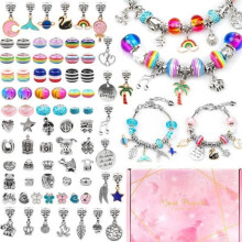 Kit per creare braccialetti per bambine, kit per gioielli e perline per bambini, regali di gioielli per bambine dai 5 ai 12 anni