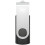 USB 2.0 Flash Drive - BLACK - 128GB - Rotating Disk Memory Stick 1