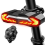Smart bicycle rear light with turn signals and brake light with remote control 1