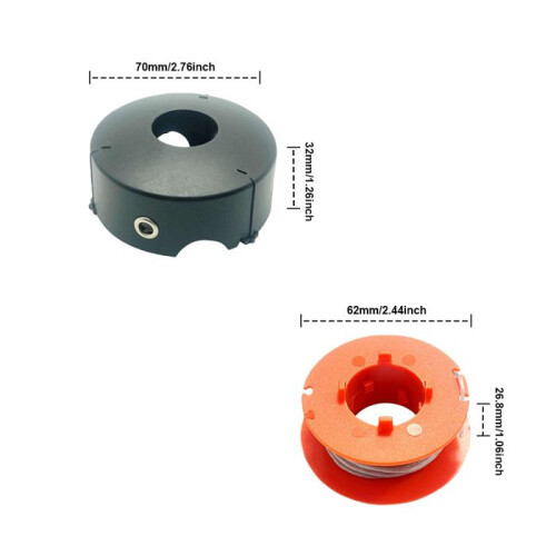 INF Cutting spool for Bosch Art 23/26/30 Combitrim grass trimmer, multicoloured 1