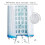 Poolfilter - WASDK - Typ VI - 8 delar - För Bestway Spa - Poolunderhåll 4