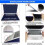 MacBook Air 13-inch Case 2021 2020 2019 2018 - TECOOL - Transparent 4