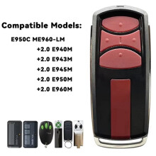 Lot de 3 Télécommandes pour Porte de Garage ME960-LM, 4 Boutons, 433,30 MHz, 433,92 MHz et 434,54 MHz