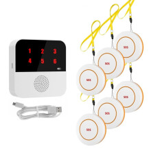 Tuya Seniors WIFI Button Cercapersone Wireless per Anziani e Assistenti Familiari Allarme SOS Allarme di Emergenza per Anziani
