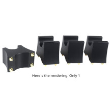 HiFi Cable Tray Stand Vibration-Isolating Rack Bracket Holder Anti-Shock Foot for Speaker Wires & Signal Cables