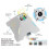 Dock voor M5stack voor Echo Pyramid  Voice Interaction-Applicaties, Uitgerust met ES8311 3