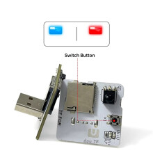 2X Neuer Dual-TF-Adapter für  und  U: USB-Anschluss mit Tastenschalter Zur Speichererweiterung und Aktualisierung Von Spielen und Zubehör