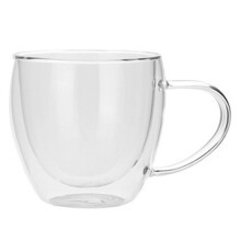 Double Wall Glass TeaCup Transparent Coffee Milk Water Mug High Borosilicate Teaware Drinkware Kitchen 250ml