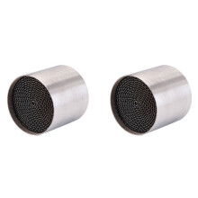 2X Motorcycle Exhaust Muffler Catalyst DB Killer Silencer Noise Sound Eliminator for Akrapovic, 50mm