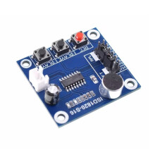 5 Stück ISD1820 Sprachaufzeichnungsmodul Telediphone Sprachplatine DIY Tonaufnahme- und Wiedergabemodul