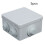 White Connection Cable Branch DIY Waterproof IP65 Power Case Junction Box Indoor Wire Shell Electric Control Boxes 6