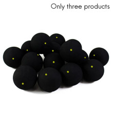 6Pcs Squash One-Yellow-Dot Low Speed Sports Rubber Balls Professional Player Competition Squash