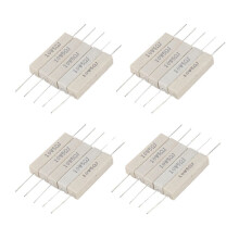 20pcs Resistance de Ciment Ceramique de Fil Enroule de 5 Ohm 10W Watt 5%