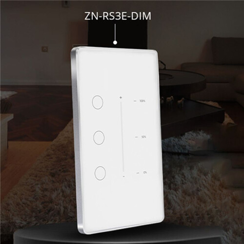 10X Tuya Zigbee 3 Gang Dimmer Light  Tuya/ Life APP Remote Control US EU Standard (B) 2