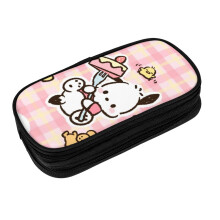 Pochacco Odolné pouzdro na pero, velké úložné pouzdro na pero, školní potřeby, kancelář, vysokoškolačka, dospívající dívky, dospělí