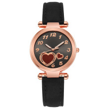 Quinlirra Orologi da donna FashionCrystal Orologio da polso analogico al quarzo in acciaio inossidabile dorato Accessori da viaggio alla moda